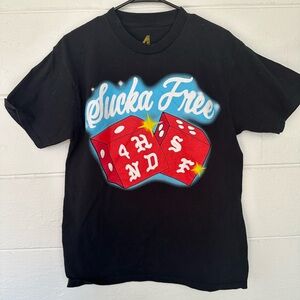 NWOT 4Hunnid Sucka Free Dice Black T-Shirt
